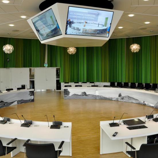 Byrådssalen i Hjørring